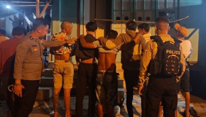 Sibulan Polsek Tikala Sisir Titik Rawan, Pastikan Kamtibmas Tetap Kondusif