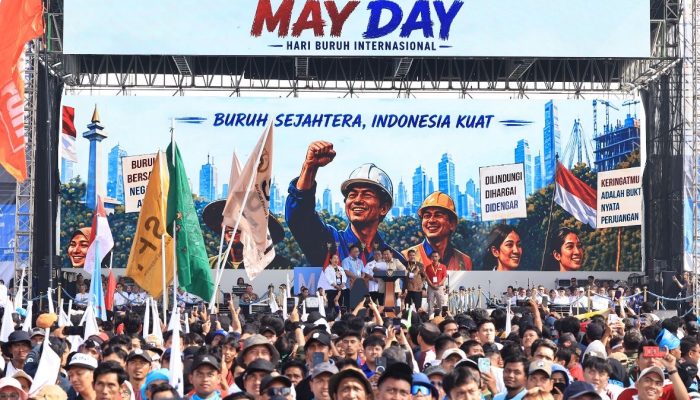 Polri Apresiasi Aksi Buruh Sampaikan Aspirasi Tertib pada Peringatan Hari Buruh Internasional 1 Mei