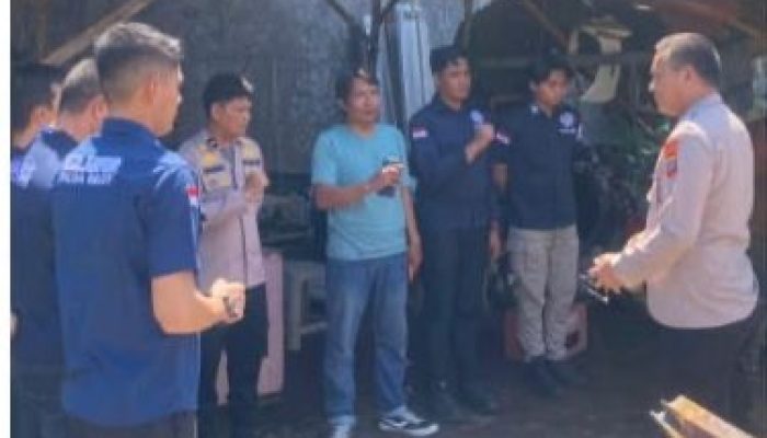 Polisi Dalami Penyebab Kebakaran di Kelurahan Dendengan Dalam Dengan Menurunkan Tim Labfor