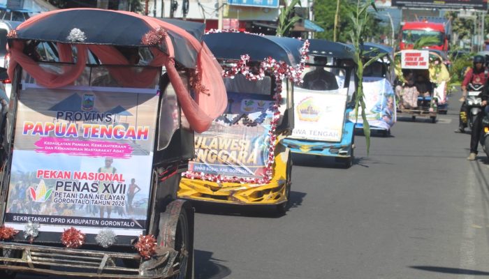 Lewat Konvoi Nusantara, Pemkab Gorontalo Gaungkan Semangat PENAS KTNA XVII