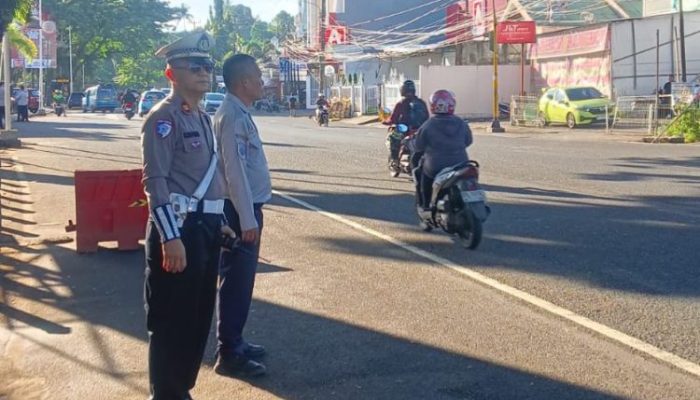 Polsek Malalayang Bersama Instansi Terkait Tertibkan Microlet yang Naik-Turunkan Penumpang