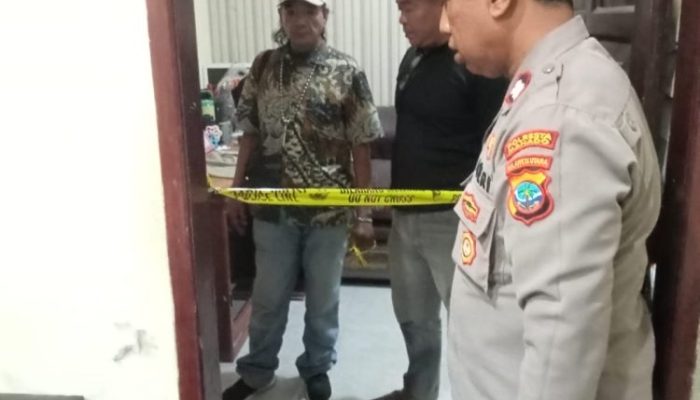 Penemuan Jazad Seorang Pria di Rumah Kos Kelurahan Malalayang Satu