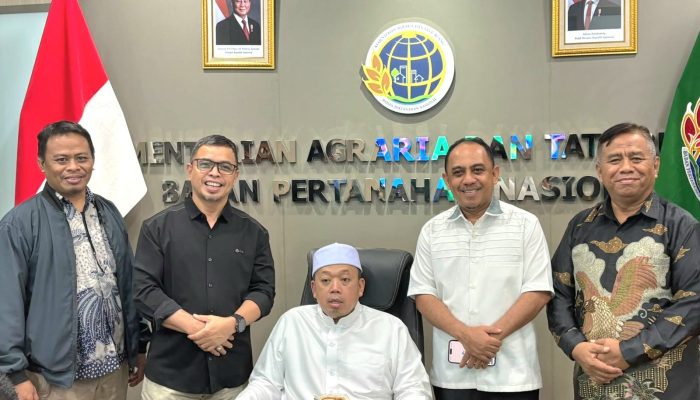 Bahas Isu Strategis di Wilayah Bolmut, Sirajudin Temui Menteri Agraria dan Tata Ruang