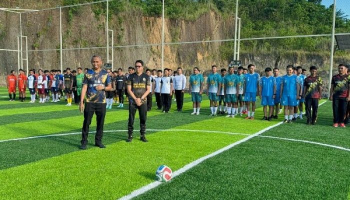 Semarak Hari Bhayangkara ke-80, Polda Sulut Gelar Turnamen Mini Soccer Antar Satker dan Satwil