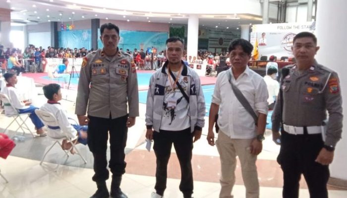 Polsek Malalayang Amankan Turnamen Taekwondo Piala Wali Kota Manado 2026