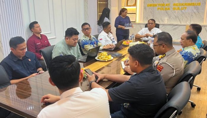 Satreskrim Polresta Manado Ikuti Koordinasi Pengawasan dan Pengendalian Penyaluran BBM Bersubsidi di Sulut