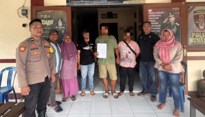 Polsek Bunaken Selesaikan Kasus Pengancaman Melalui Problem Solving, Kedua Pihak Berdamai