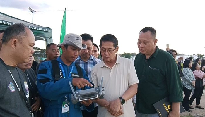 Drone Pintar Jadi Primadona PENAS XVII, Wali Kota Hengky Bidik Lompatan Besar Pertanian Bitung
