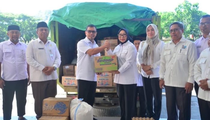 Bupati Bolmut Salurkan Bantuan Logistisk Bagi Warga Terdampak Banjir Bandang di Kecamatan Biau Kabupaten Gorut