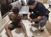 Bikin Geger di Mantos, Pria Bersenjata Dua Pisau Dapur Berhasil Diamankan Polisi