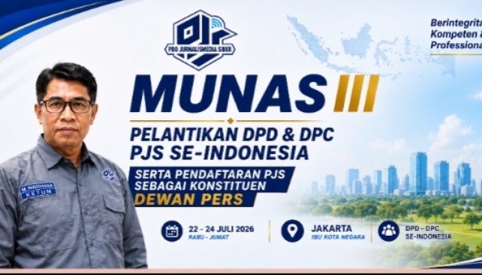 Tonggak Sejarah Baru Jurnalisme Siber, Munas III PJS Hadirkan Wapres Gibran