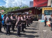 Kapolsek Pineleng Pimpin Apel Jelang Pemilihan Hukum Tua Serentak, Tekankan Netralitas Polri