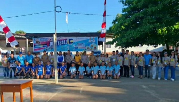 Voli SMANTE Cup Piala Kapolda Sulut Resmi Dibuka, Jadi Ajang Pembinaan Prestasi dan Karakter Generasi Muda