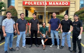 Resmob Polresta Manado Ringkus Pelaku Penikaman di Meras, Sempat Kabur Saat Tunjukkan Barang Bukti