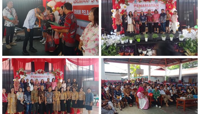 SMP Negeri 8 Manado Lepas Siswa Kelas IX, Tineke Timpaulu: Masa Depan Gemilang Dimulai dari Langkah Tekun