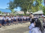Ratusan Pelajar Antusias Ikuti Program Polantas Menyapa di Kota Bitung