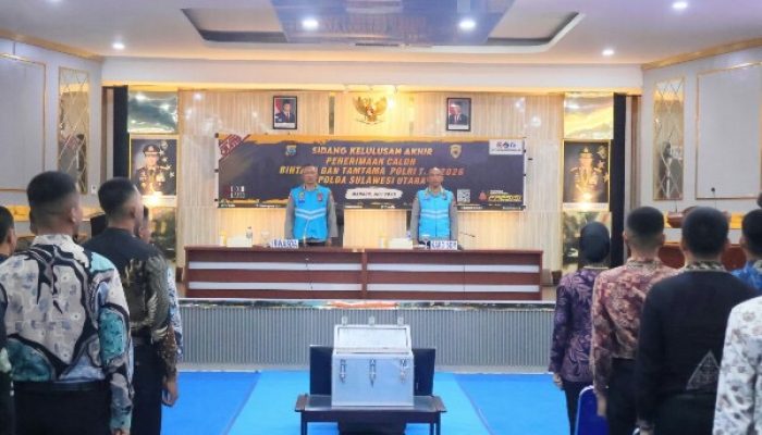 Hasil Seleksi Bintara dan Tamtama Polri 2026 di Polda Sulut: 121 Calon Anggota Dinyatakan Lulus Terpilih