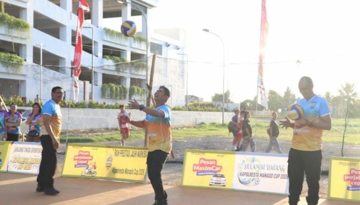 Turnamen Bola Voli “Kapolresta Manado Cup 2026” Antar SMA/SMK se-Kota Manado, Resmi di Bula
