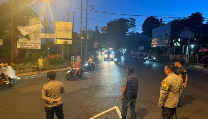 Polsek Sario Gerak Cepat Lakukan Pengamanan dan Pengaturan Lalu Lintas Saat Konvoi Suporter Melintas