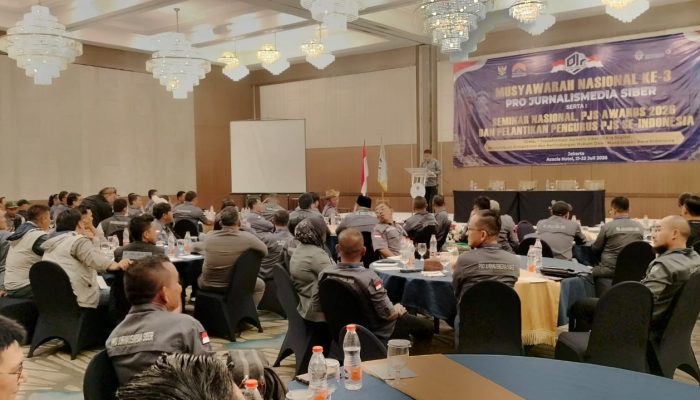 Munas III PJS Resmi Dibuka, Mahmud: Satukan Langkah Menuju Konstituen Dewan Pers, Tegaskan Bahwa Munas Adalah Amanat Organisasi