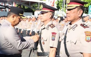 Kapolresta Manado Pimpin Sertijab Tujuh Pejabat Utama, Tekankan Kepemimpinan yang Humanis dan Profesional