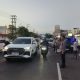 Polsek Mapanget Gelar Pos Cakalang, Arus Lalu Lintas di Jalan A.A. Maramis Terpantau Lancar