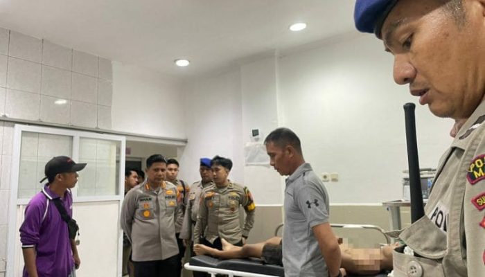 Polresta Manado Bergerak Cepat Tangani Musibah Tenggelam di Pantai Karangria, Kapolresta Hadir Berikan Penguatan kepada Keluarga Korban