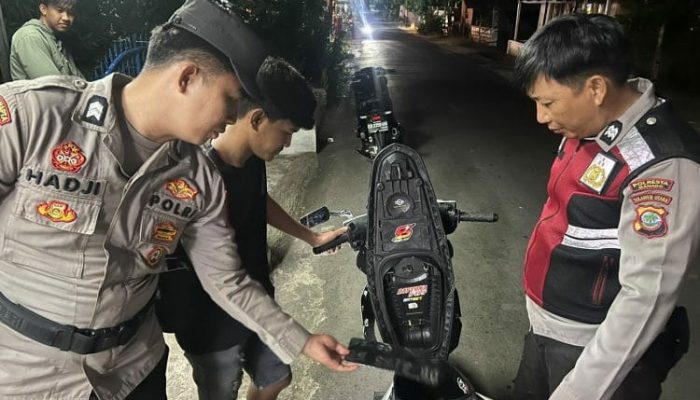 Gelar Patroli SIBULAN, Polsek Wori Periksa Kendaraan dan Badan, Sikat Pemabuk Jalanan