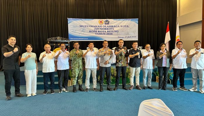 Bangun Olahraga Berprestasi, KONI Bitung Gelar Musorkot dengan Semangat Sportivitas