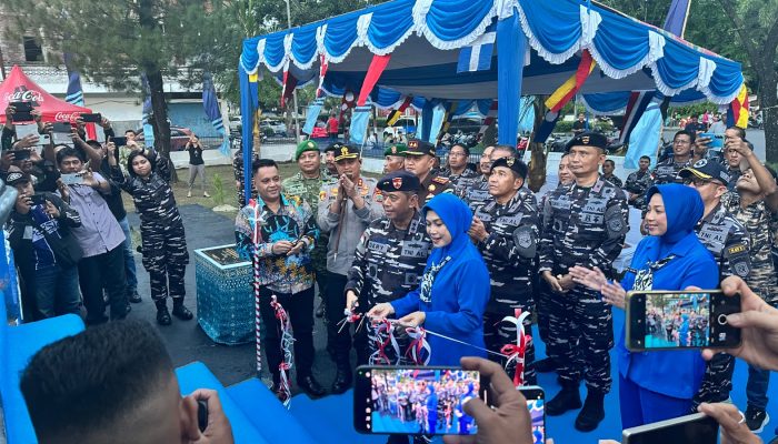 Laksda TNI Dery Triesananto Resmikan Taman Angkatan Laut Trikora Bitung,
