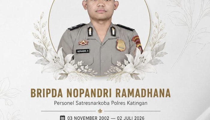 Kronologi Tewasnya Bripda Nopandri Ramadhana Saat Gerebek Bandar Narkoba di Katingan, Ditemukan Mengapung di Sungai