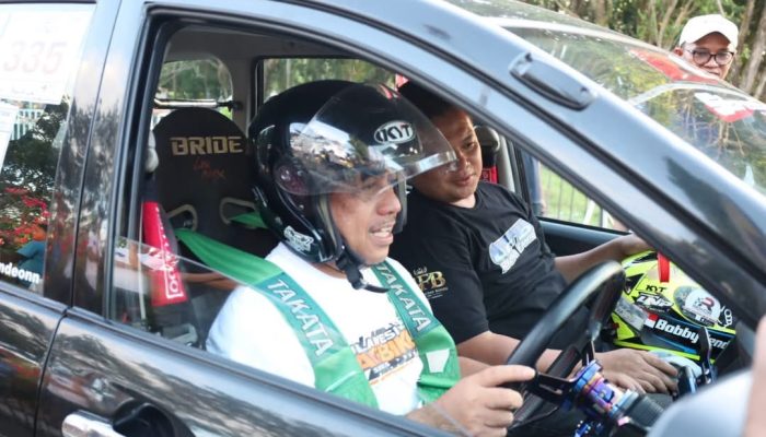 Bupati Bolaang Mongondow Tutup Sulawesi Drag Series 2026, Yusra Alhabsyi dan Wabup Dony Lumenta Jajal Lintasan Balap