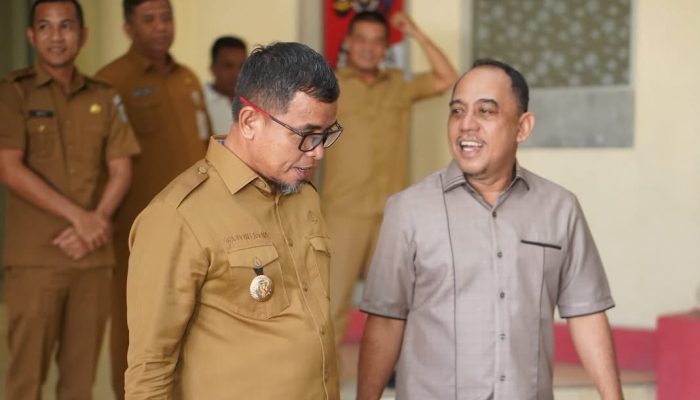 Bupati Bolmut Sirajudin Lasena Terima Kunjungan Silaturahmi Bupati Bolmong Yusra Alhabsyi