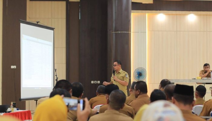 Bupati Sirajudin Lasena Evaluasi Realisasi Anggaran dan Optimalisasi PAD Boltara 2026, OPD Diminta Percepat Penyerapan Anggaran