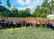 Dukung Ketahanan Pangan Nasional, Polresta Manado Panen Jagung di Kairagi Dua