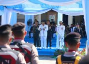 Hari Bhayangkara ke-80 di Polda Sulut, Kapolda Roycke Harry Langie Dampingi Gubernur Yulius Selvanus Pimpin Upacara