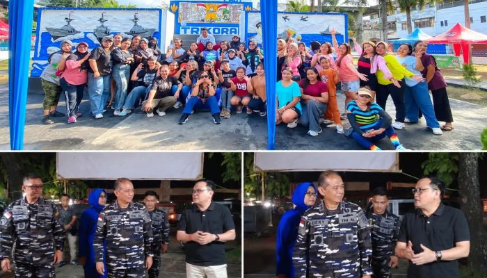 Vanny Kaunang Apresiasi  Kodaeral VIII, Sulap Monumen Trikora Jadi Ruang Ekonomi Rakyat
