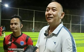 Semangat HUT ke-81 Kemerdekaan RI, Ditpolairud Polda Sulut dan Persma AllStar Adu Strategi di Mini Soccer