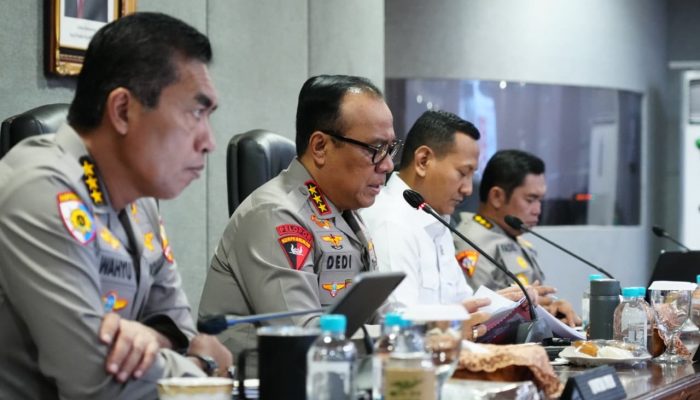 Tindak Lanjuti Arahan Presiden, Wakapolri dan Wamen Kehutanan Konsolidasikan Langkah Nasional Hadapi El Nino dan Karhutla