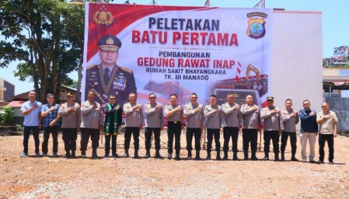 Polda Sulut Mulai Bangun Gedung Rawat Inap RS Bhayangkara Manado, Targetkan Naik Kelas ke Tingkat II
