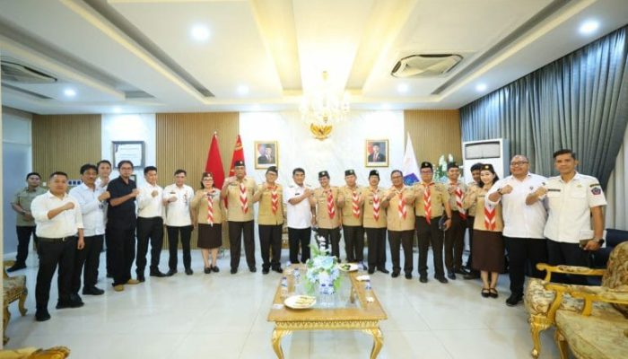 Terima Audiensi Kwarda Sulut, Gubernur Sulut Yulius Selvanus: Mari Bersatu Bersama Bangun Sulut