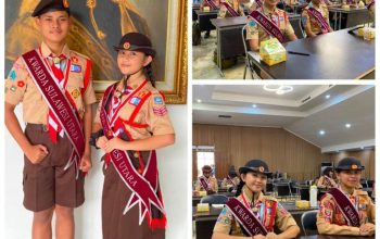 Kak Grevo Gerung Bangga Dua Pramuka Bitung Wakili Sulut Ikuti Putra Putri Jamnas XII 2026