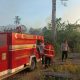 Polsek Malalayang Amankan TKP Kebakaran Lahan 4 Hektare, Damkar dan Brimob Serta Masyarakat Berhasil Padamkan Api