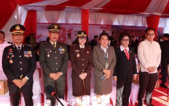 Kapolresta Manado Hadiri Upacara HUT ke-81 RI di Lapangan Sparta Tikala, Ingatkan Jaga Persatuan
