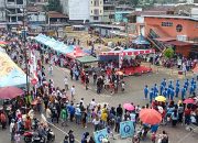 Finish di Pasar Cita, Gerak Jalan HUT RI Dongkrak Omzet Pedagang Bitung Hingga Ratusan Juta