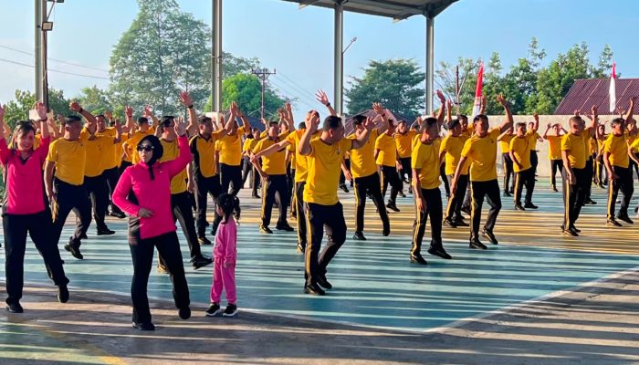 HUT RI ke-81, Polres Bitung Larut dalam Semangat Kebersamaan