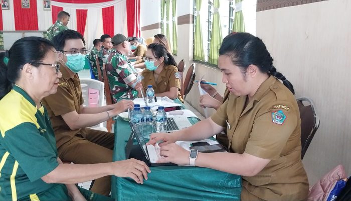 Persit Kodim 1310/Bitung Padukan Olahraga, Kebersamaan dan Kepedulian Kesehatan