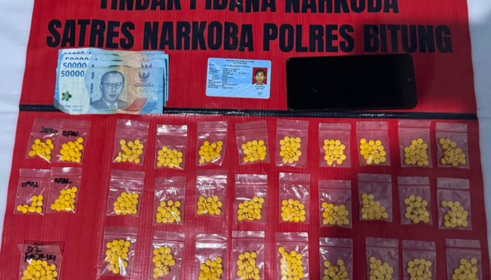 Jaringan Obat Keras Dibidik! 707 Butir Diduga Trihexyphenidyl Diamankan Polisi