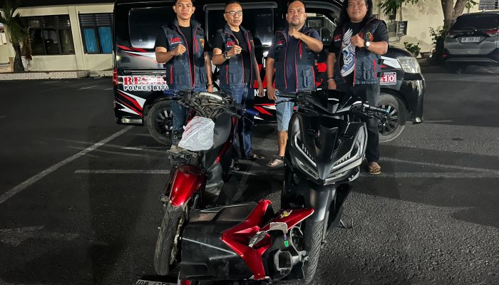 Gerak Cepat URC dan Pantera, Dua Curanmor di Bitung Berhasil Dibongkar