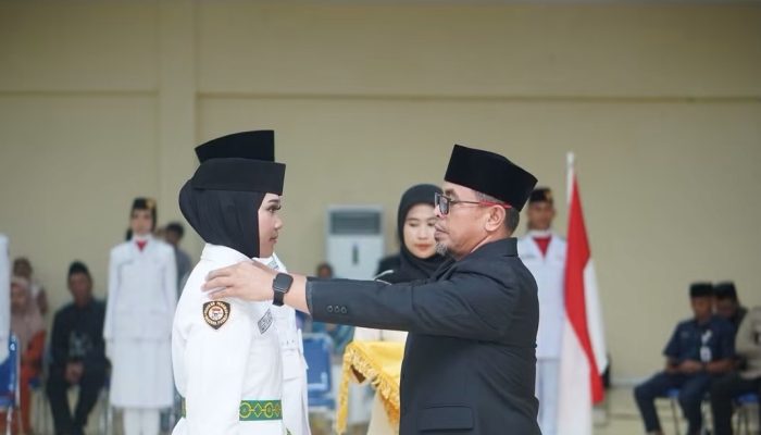 Bupati Boltara Kukuhkan Paskibraka 2026, Siap Jalankan Tugas pada HUT ke-81 RI